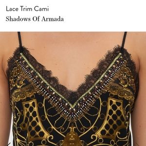 Lace trim cami